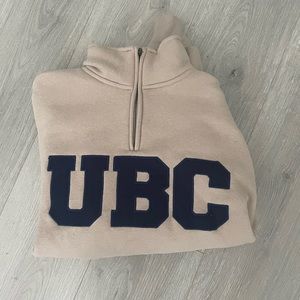 UBC Beige Quarter Zip